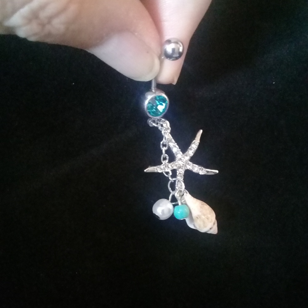 New Beach Belly Button Ring View 2